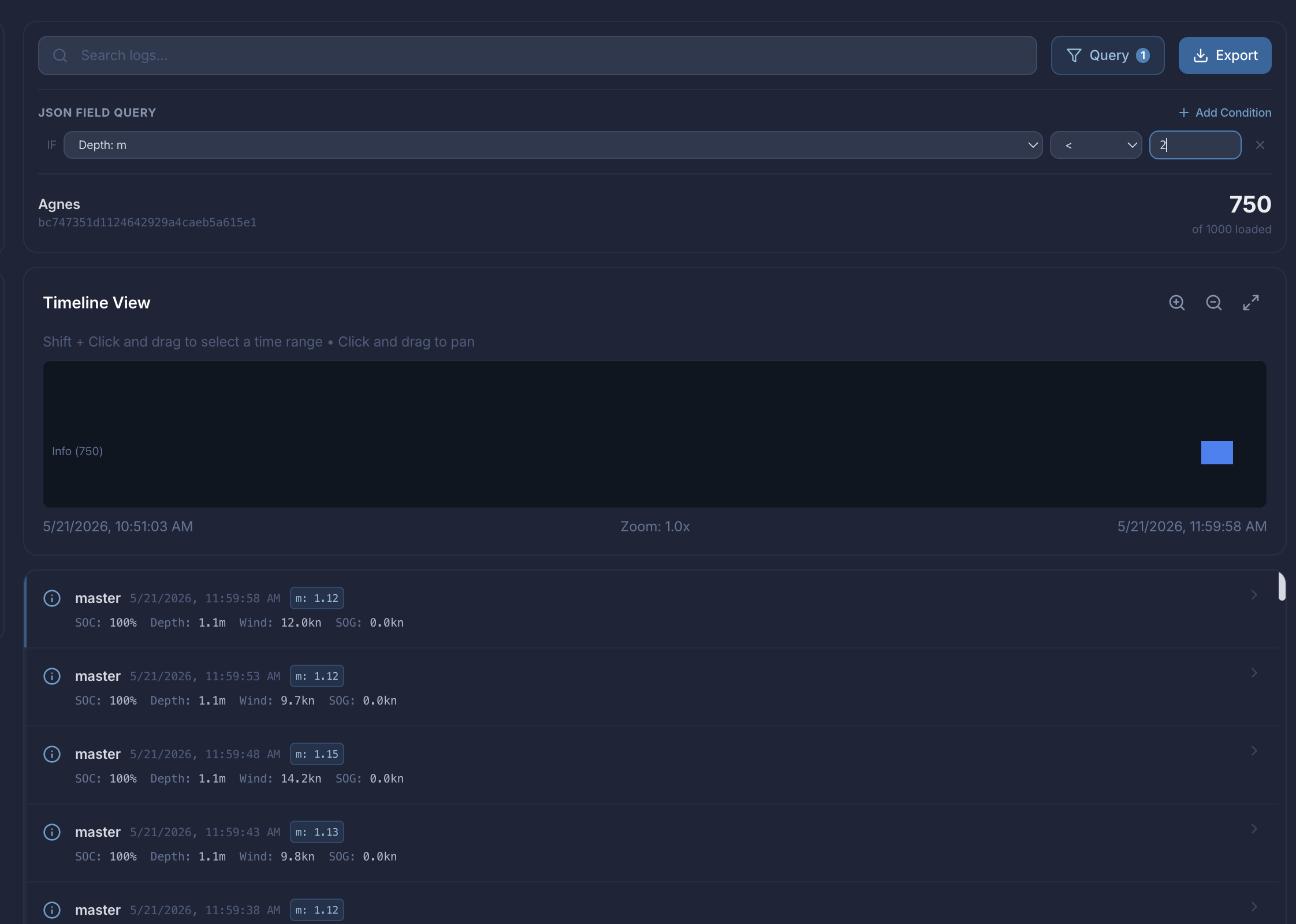 Voyage Logs